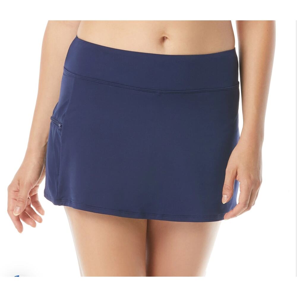 Beach House Emma Navy Blue Swim Skort - 20W - NWT